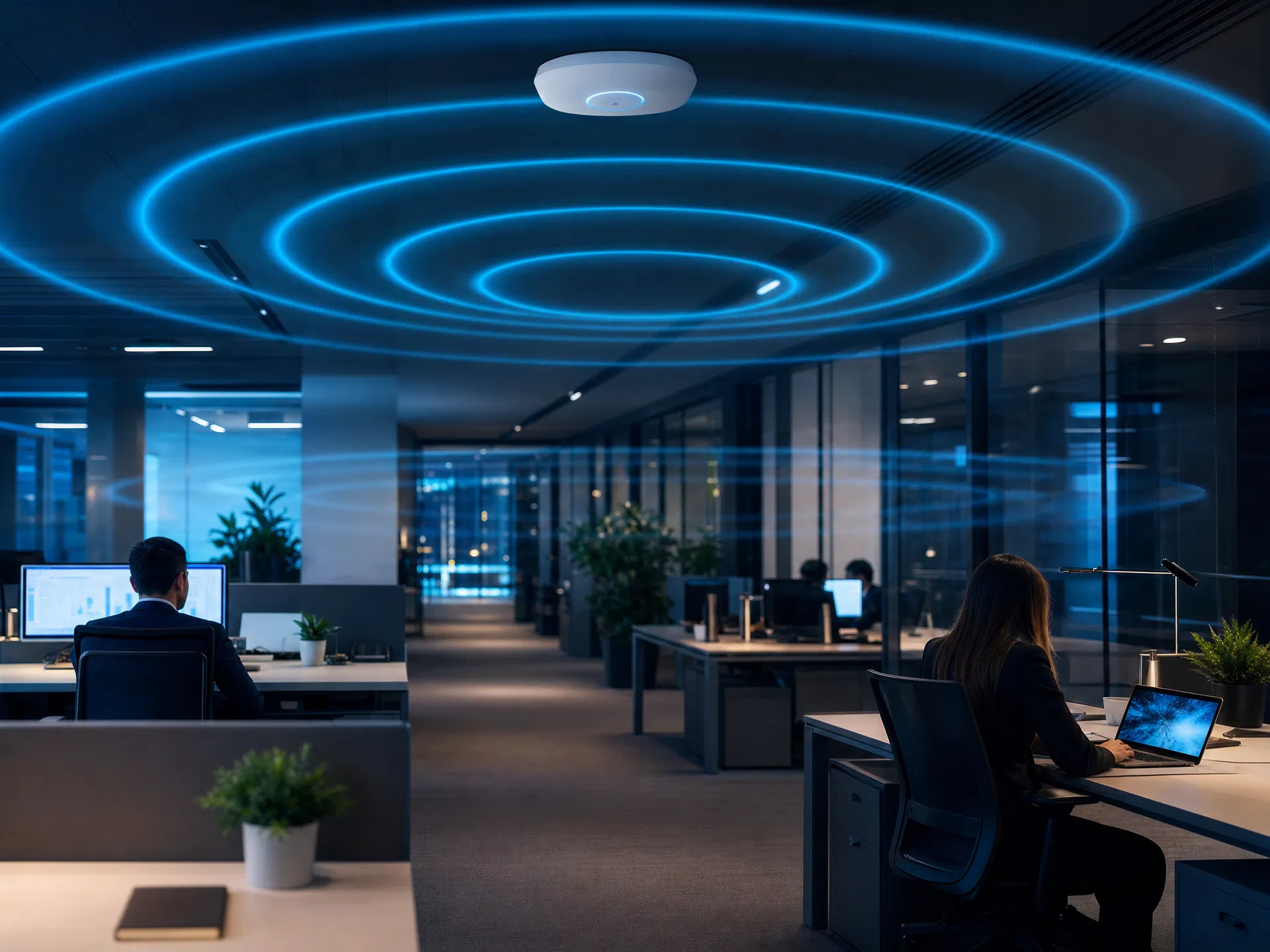 Enterprise WiFi office installation
